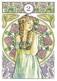 Oracle Cards Art Nouveau Lenormand Oracle by Lunaea Weatherstone & Antonella Castelli