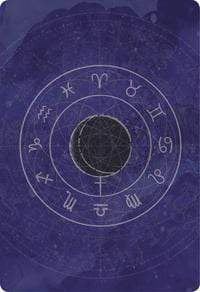 Oracle Cards Black Moon Astrology Cards by Susan Sheppard, Jane Marin