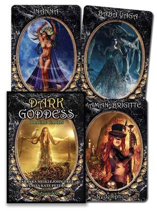 Oracle Cards Dark Goddess Oracle by Meiklejohn-Free & Peters