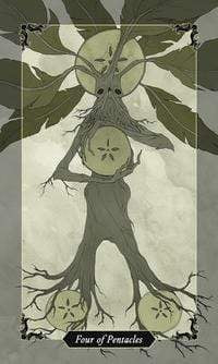 Oracle Cards Dark Wood Tarot  BY Sasha Graham, Abigail Larson