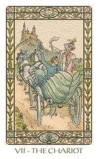 Oracle Cards Harmonious Tarot Mini by Walter Crane, Ernest Fitzpatrick, Lo Scarabeo