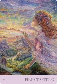 Oracle Cards Nature's Whispers Oracle Cards by Angela Hartfield & Josephine Wall