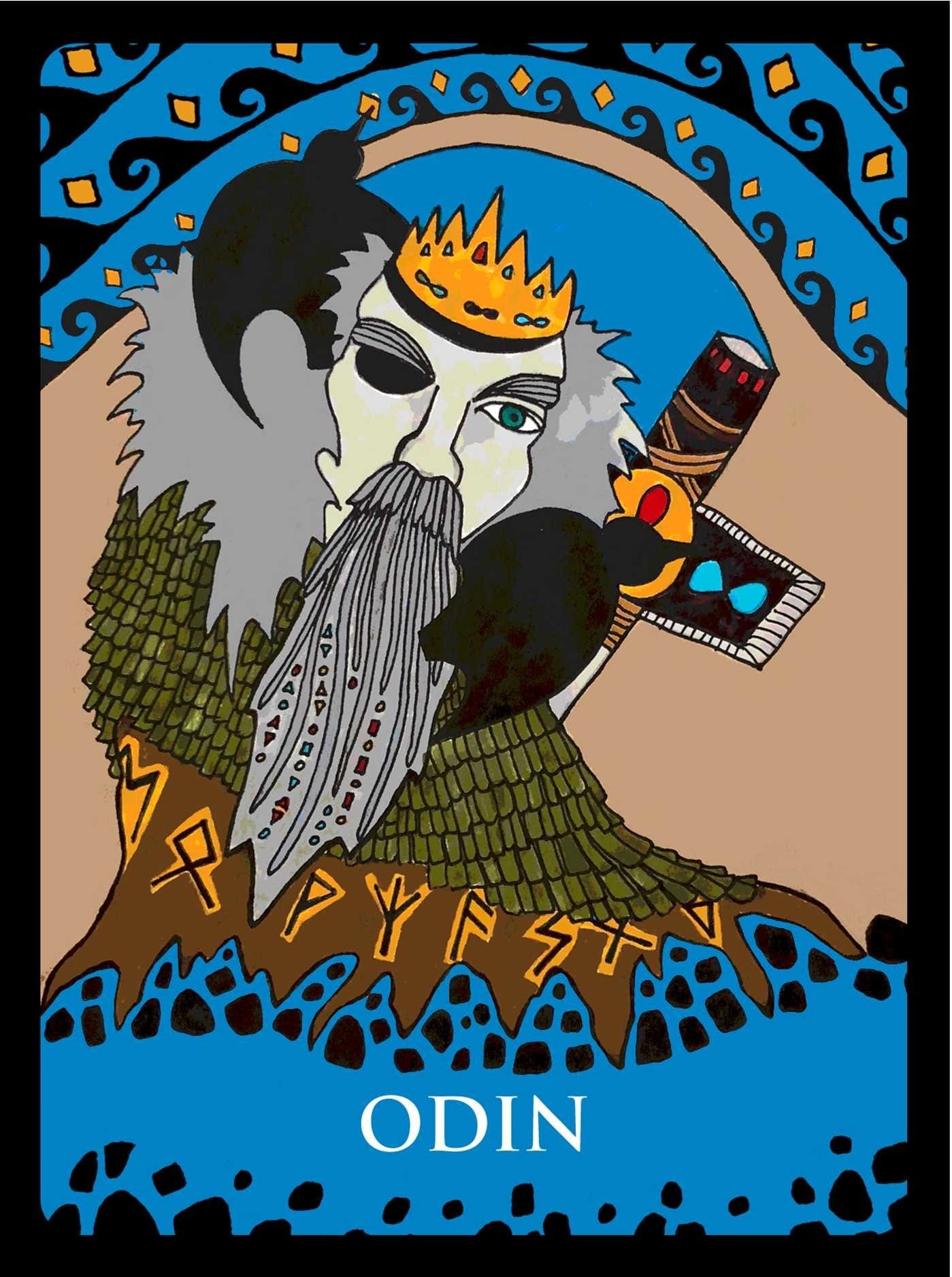 Oracle Cards Odin & The Nine Realms Oracle Cards by Sonja Grace