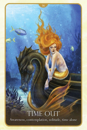 Oracle Cards Oracle of the Mermaids by Lucy Cavendish, Featuring Illustrations by Selina Fenech