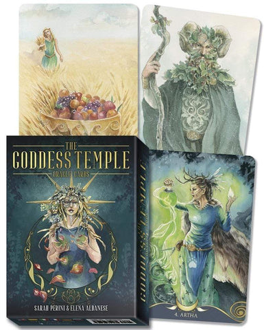 The Goddess Temple Oracle Cards by Sarah Perini, Elena Albanese