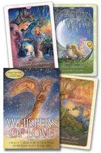 Oracle Cards Whispers of Love Oracle Cards by Angela Hartfield & Josephine Wall