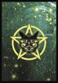 Oracle Cards Witches' Familiars Oracle Cards by Barbara Meiklejohn-Free, Flavia Kate Peters, Kate Osborne