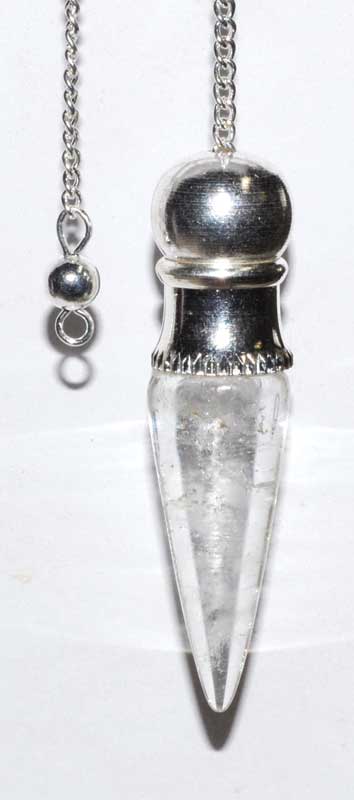 Pendulums Clear Quartz Pendulum | Chambered