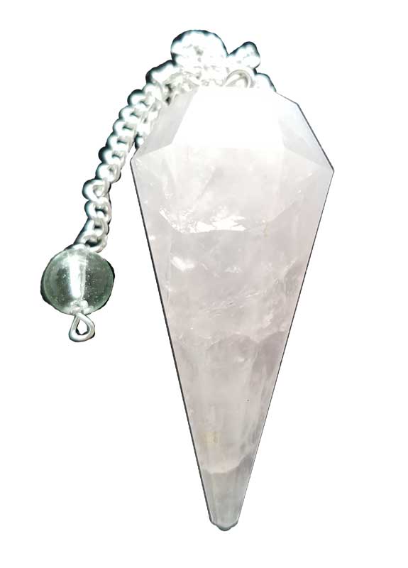 Pendulums Rose Quartz Pendulum | 6-sided