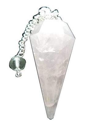 Pendulums Rose Quartz Pendulum | 6-sided