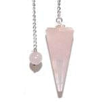 Pendulums Rose Quartz Pendulum | 6-sided