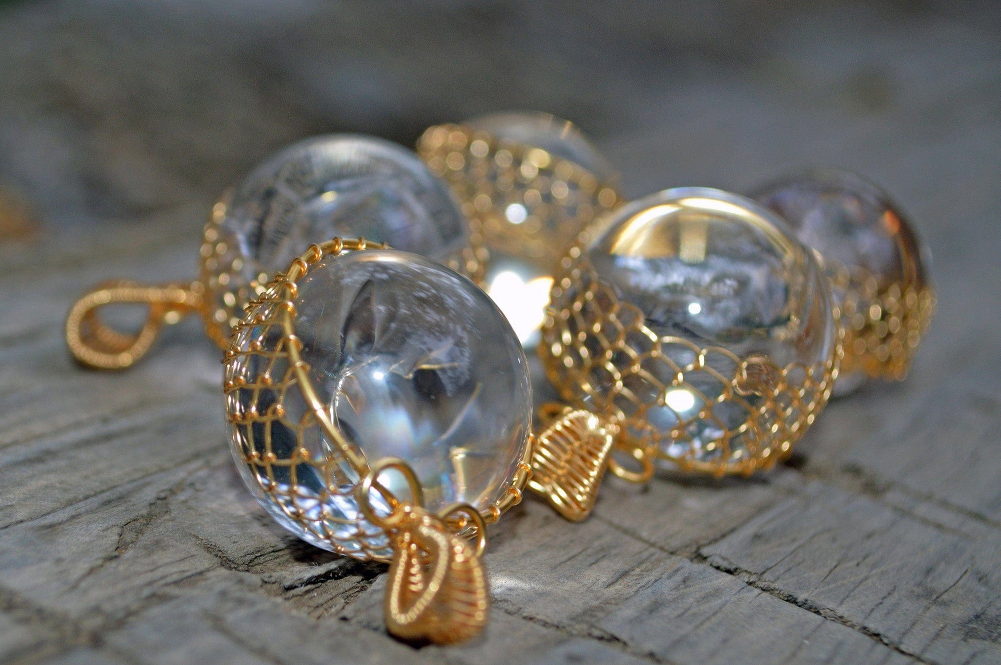 Rainbow Quartz - Sphere - Necklace Pendants