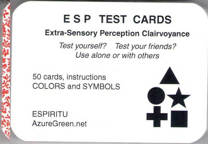 ESP Test Cards (50 Cards)