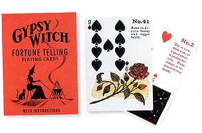 Reading Cards Gypsy Witch Fortune Telling Playing Card by Mlle Lenormand (attributed)