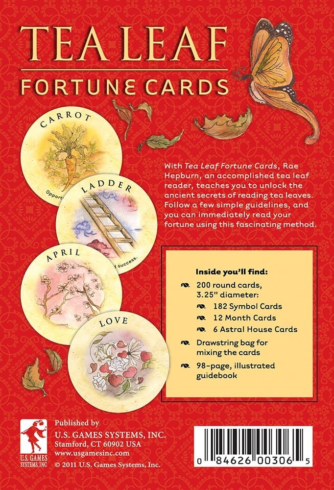 Reading Cards Tea Leaf Fortune Cards by Rae Hepburn