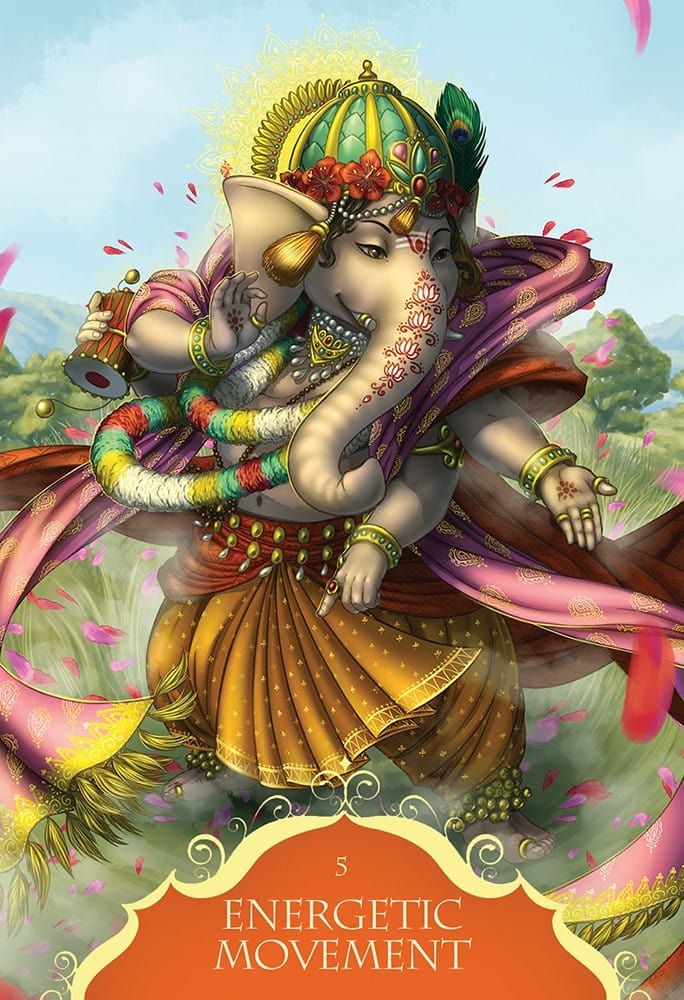 Reading Cards Whispers Of Lord Ganesha by Hartfield and Golovanova