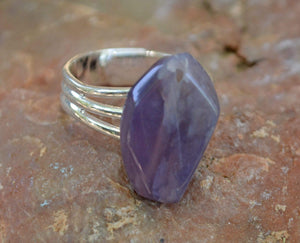Rings Manifestation Ring - Psychic - Purple Chalcedony