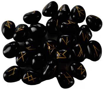 Runes Black Onyx Rune Set