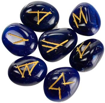 Runes Blue Onyx Rune Set