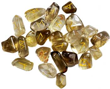 Runes Citrine Rune Set