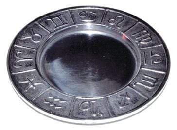 Smudge Incense Accessories Zodiac Pillar Candle Holder / Smudge Plate