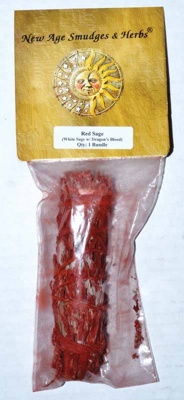 Smudge Sticks Dragons Blood & White Sage Smudge Stick | 3-4"