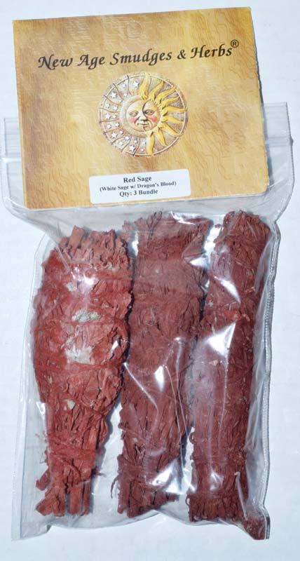 Smudge Sticks White Sage Dragon's Blood smudge stick 3-pack 4"