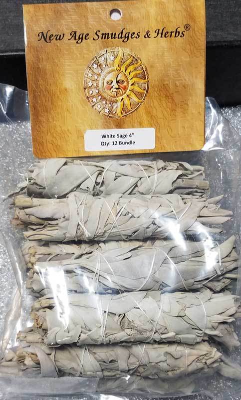 Smudge Sticks White Sage Smudge Stick | 12 pack | 3 1/2"