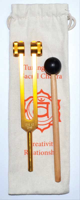 Sound & Vibrational Healing Sacral Chakra (orange) Tuning Fork
