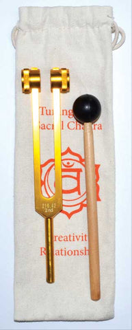 Sacral Chakra (orange) Tuning Fork