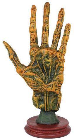 Alchemy Palmistry Hand Statue