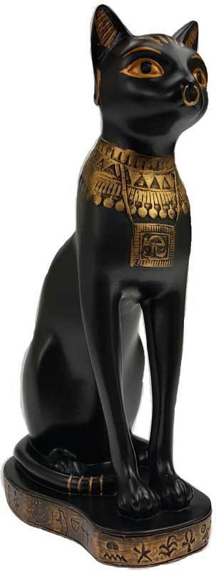 Statues Bastet Black Cat Statue | 9"
