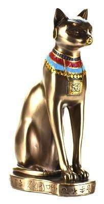 Statues Bastet Bronze Statue | 9"