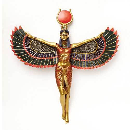Statues Open Wings Isis