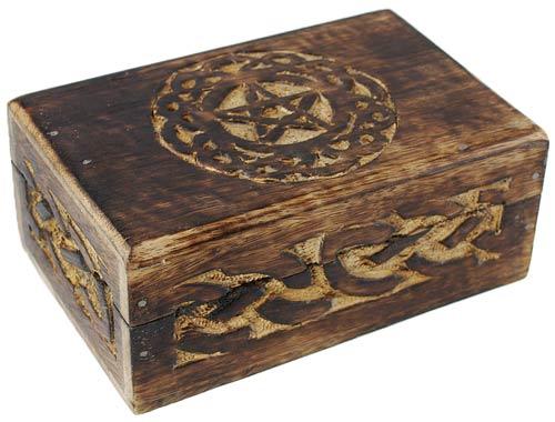 Tarot Accessories Celtic Circle Pentagram Box
