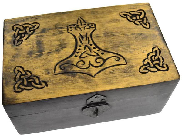 Tarot Accessories Handcrafted Box | Thor's Hammer