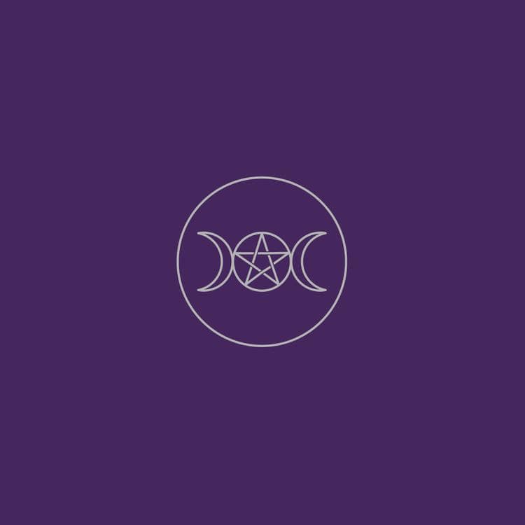 Tarot Accessories Pagan Circle Velvet Cloth