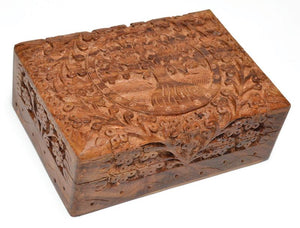 Tarot Accessories Tree of Life Wood Box | 5" x 7"
