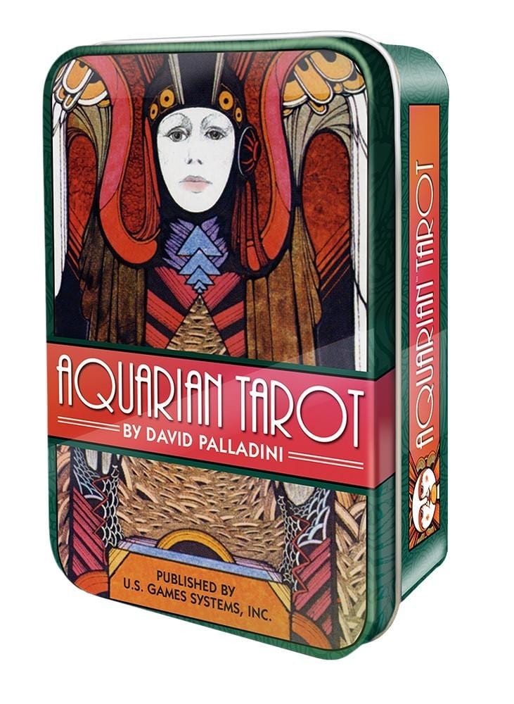 Tarot Decks Aquarian Tarot in a Tin by David Palladini