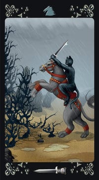 Tarot Decks Black Cats Tarot by Maria Kurarai
