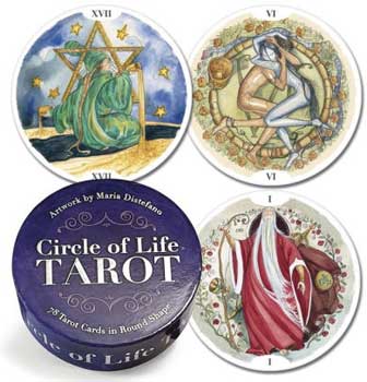 Tarot Decks Circle of Life Tarot (Round Deck) by Maria Distefano