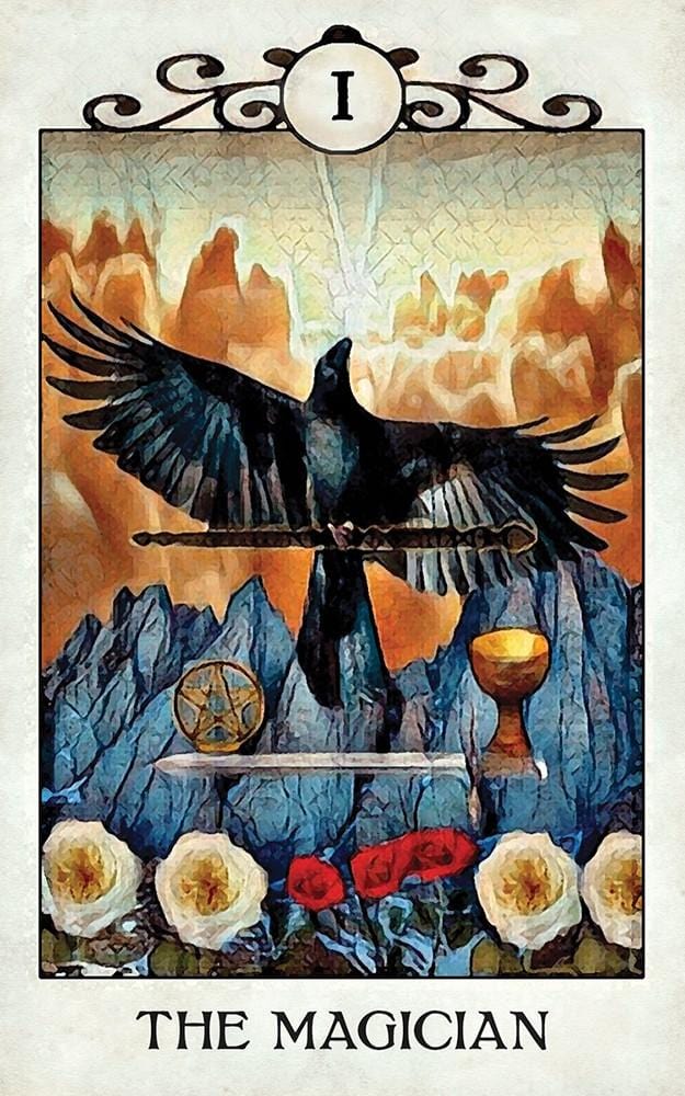 Tarot Decks Crow Tarot by MJ Cullinane