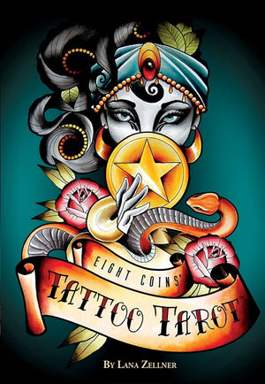 Tarot Decks Eight Coins' Tattoo Tarot by Lana Zellner