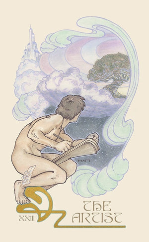 Tarot Decks Ethereal Visions: Illuminated Tarot Deck by Matt Hughes