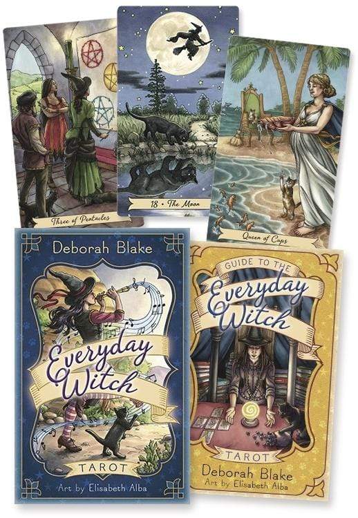 Tarot Decks Everyday Witch Tarot Deck & Book by Deborah Blake, Elisabeth Alba