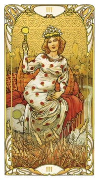 Tarot Decks Golden Art Nouveau Tarot Deck by Giulia F. Massaglia