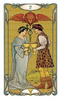 Tarot Decks Golden Art Nouveau Tarot | Mini | by Giulia F. Massaglia