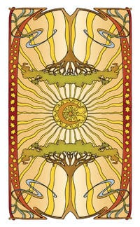 Tarot Decks Golden Art Nouveau Tarot | Mini | by Giulia F. Massaglia