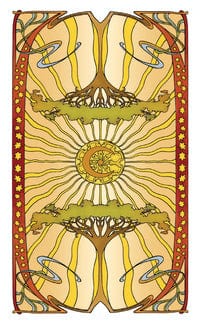 Golden Art Nouveau Tarot | Mini | by Giulia F. Massaglia