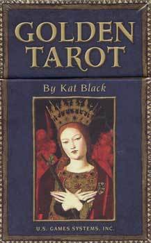 Golden Tarot Deck & Book by Kat Black